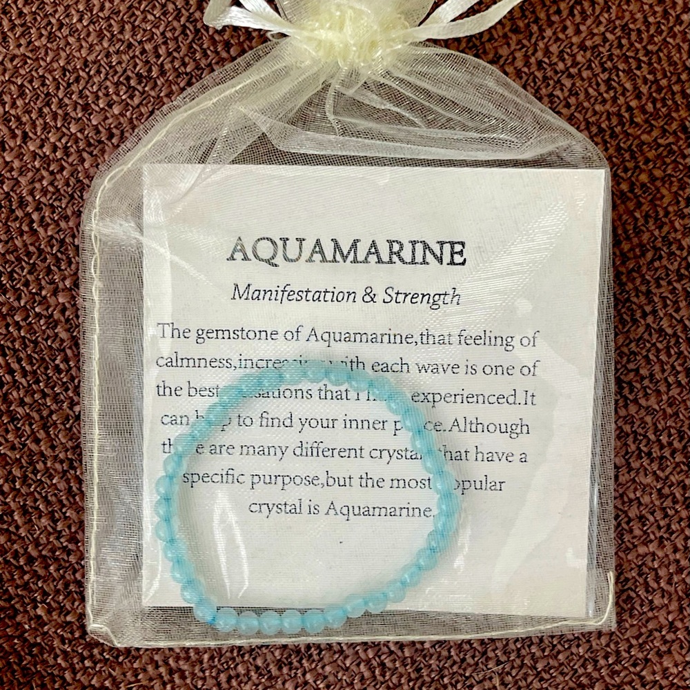 Aquamarine Manifestation Bracelet